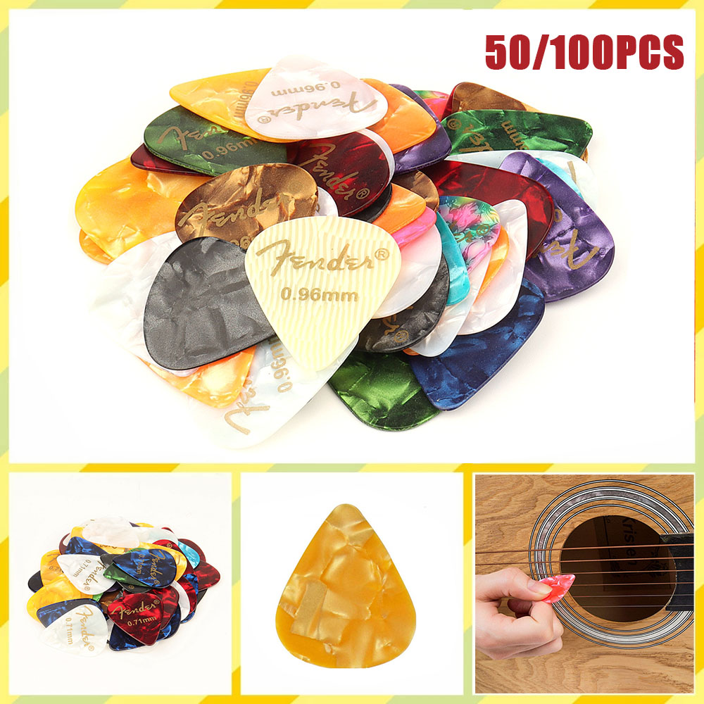 Electric Guitar Pick Pack - 50 & 100 Stücke Neue Akustische