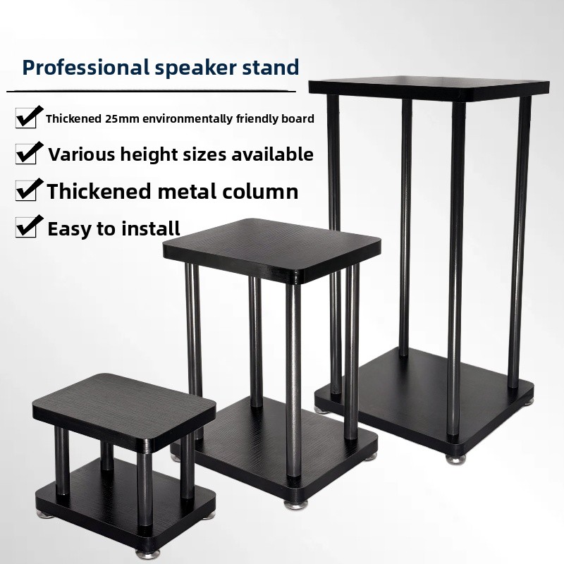 Speaker Stand Tripod - 1 Stück Lautsprecherständer Desktop-Basishalterung Stativ Schraubfüße