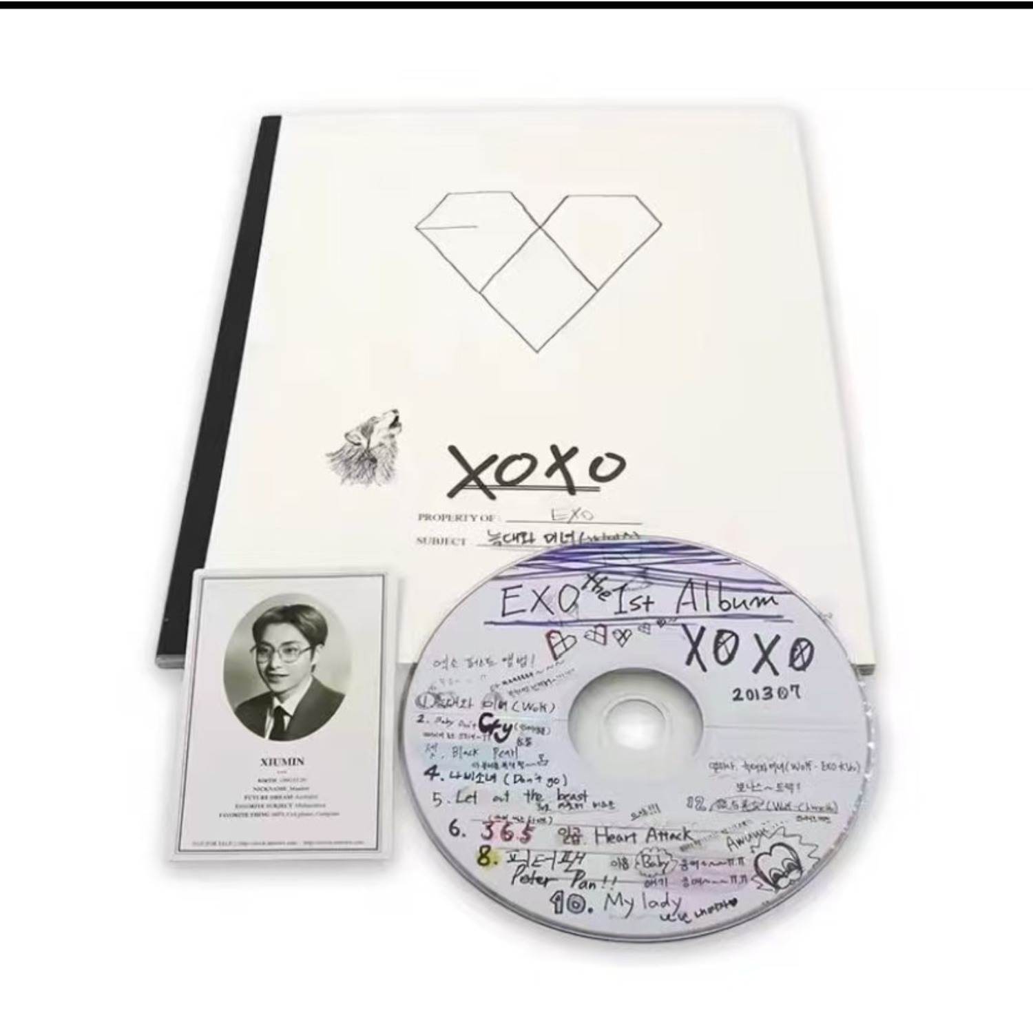 Audio Music Original - Koreanische Pop-Vocal-Musik-CD mit Sammel-Fotokarte, handgezeichnetem Artbook-Paket,