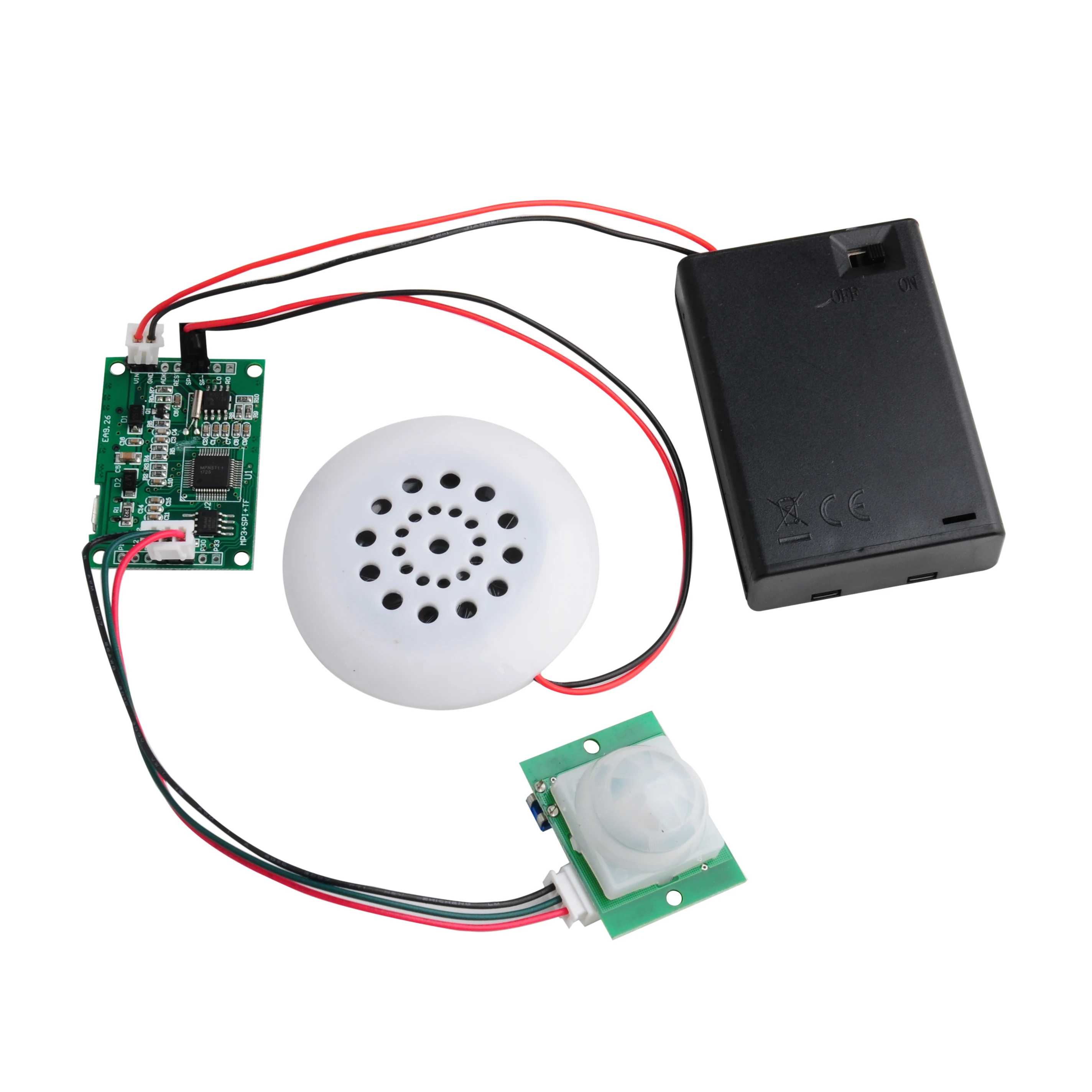 Audio Music To Download - RCmall MP3 Sprachmodul-Kit, Willkomer-Gerät, DIY-Körper, Infrarot-Induktion,