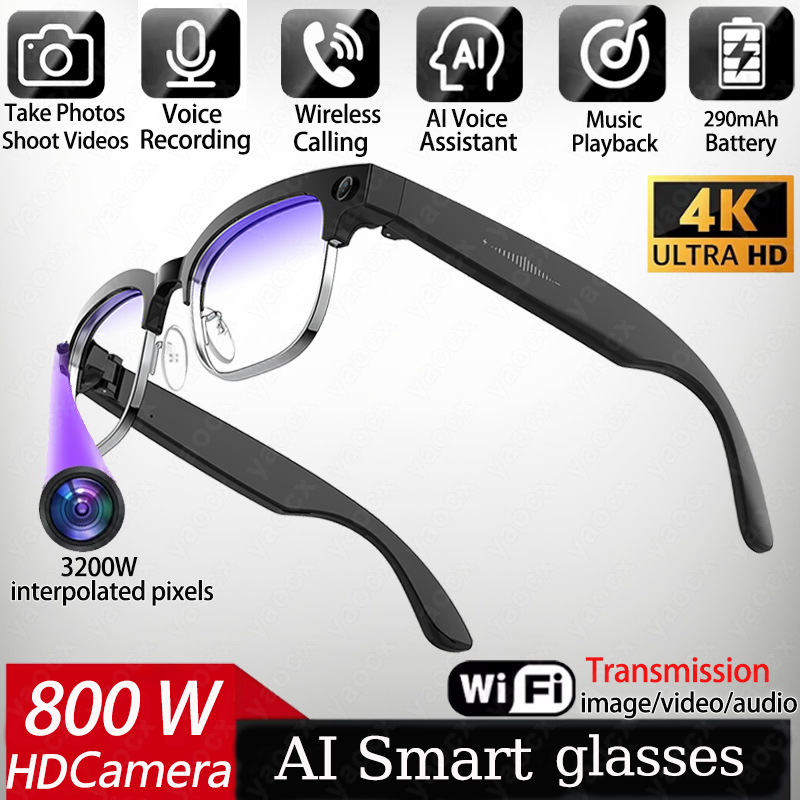 4K Smart AI-Brille mit 8MP-Kam – Audio Music Recording Bewertung und Preis
