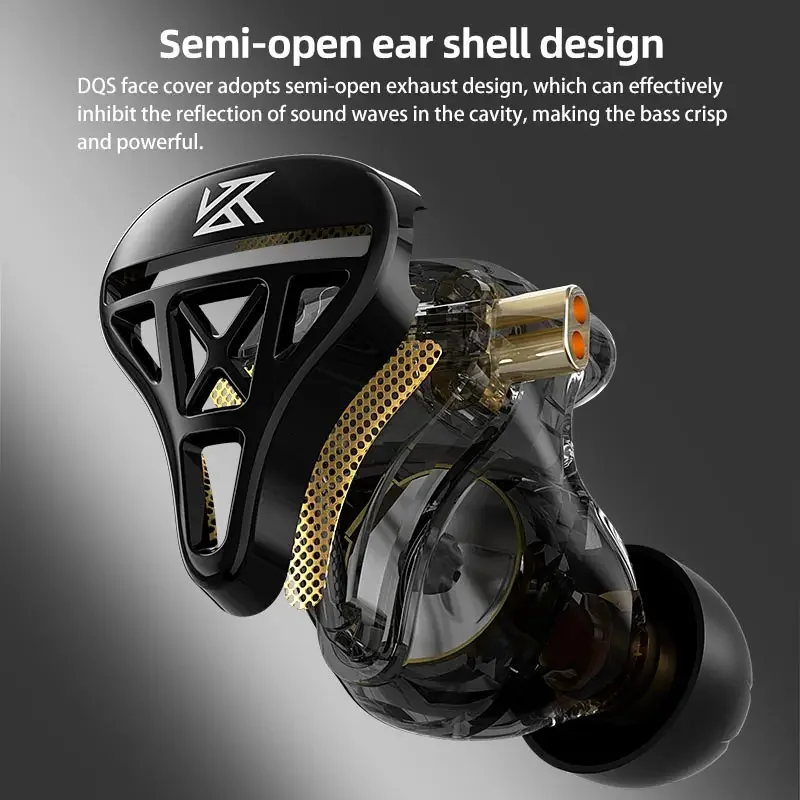 KZ DQS 1DD HiFi IEM Kopfhörer  – Audio Music Game Bewertung und Preis