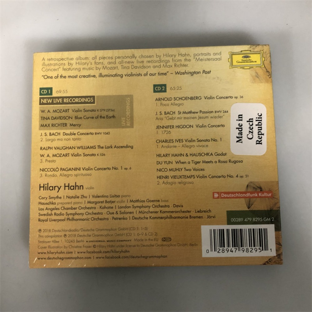 CD 'Retrospective' Hilary Hahn – Audio Music Recording Bewertung und Preis