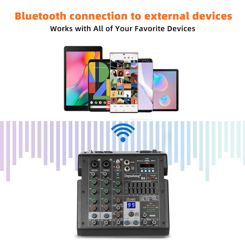 4-Kanal-Audiomischer, Audio-In – Audio Mixer 4 Channel Bewertung und Preis
