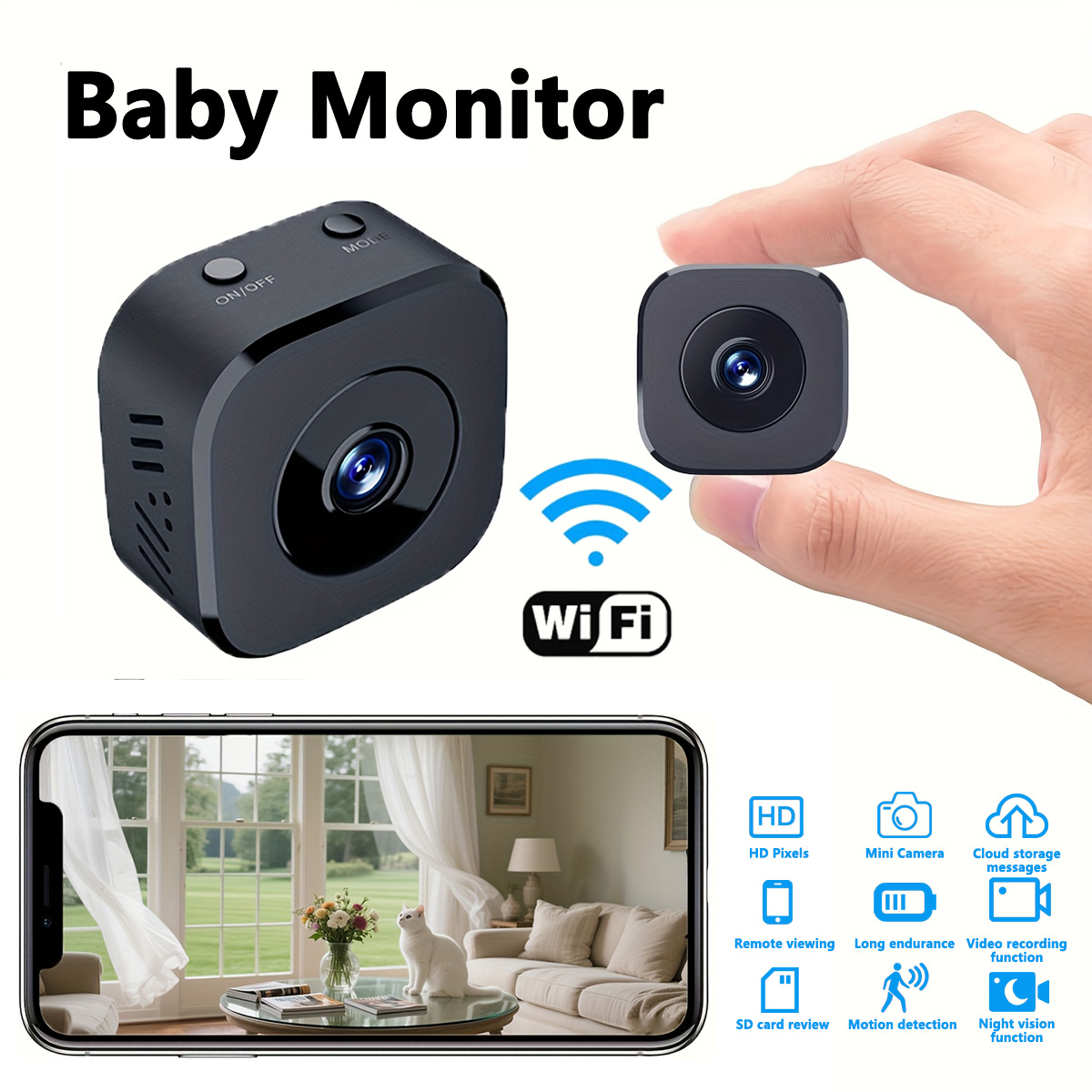 1080P HD Mini WiFi Kamera Indo – Audio Music Recording Bewertung und Preis
