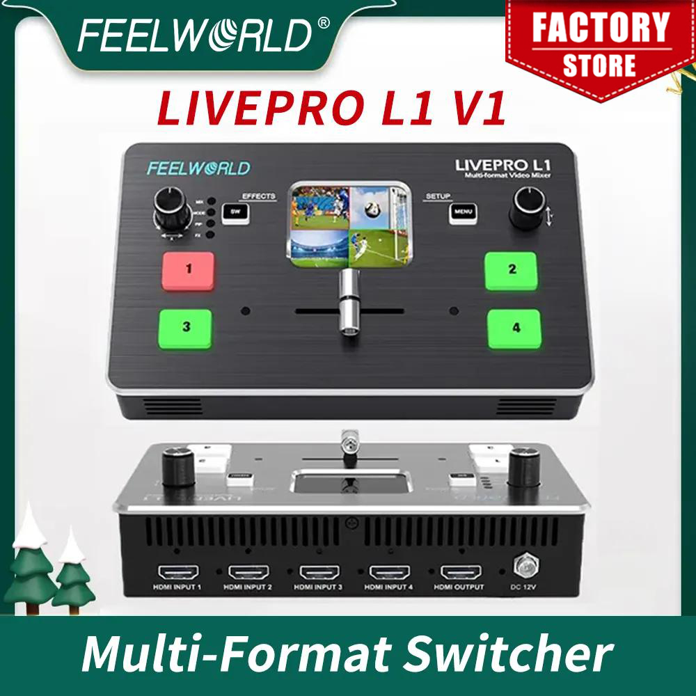 FEELWORLD LIVEPRO L1 4xHDMI-Ei – Audio Mixer 4 Channel Bewertung und Preis