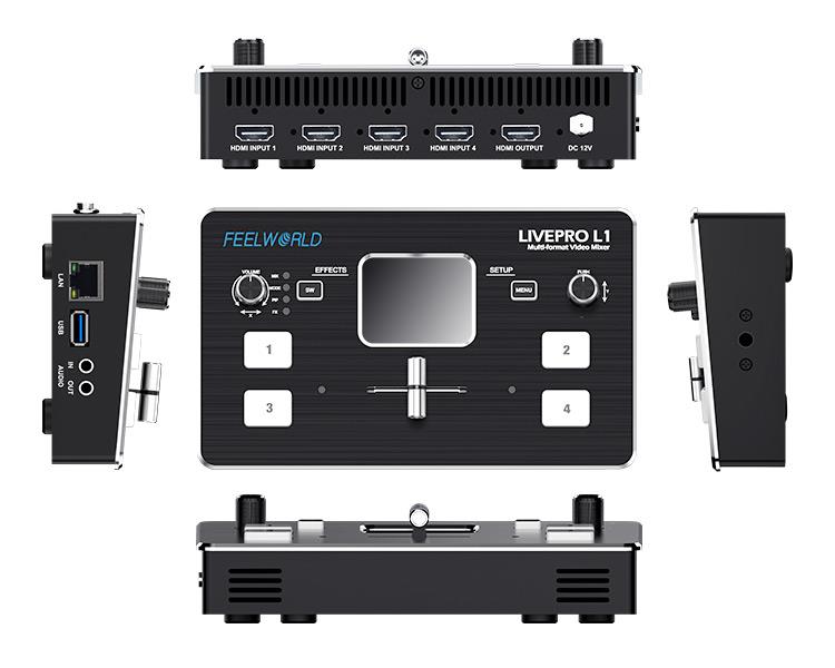 FEELWORLD LIVEPRO L1 4xHDMI-Ei – Audio Mixer 4 Channel Bewertung und Preis