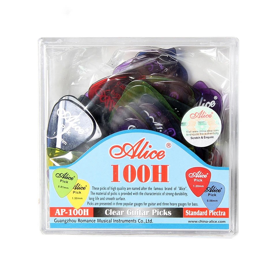 Alice AP-100H 100 Teile/satz K – Electric Guitar Pick Pack Bewertung und Preis