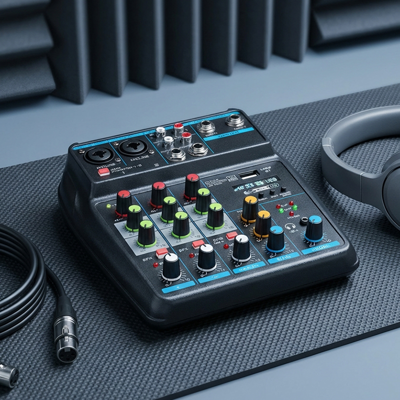 4-Kanal Mini USB Audio-Mischpu – Audio Mixer 4 Channel Bewertung und Preis