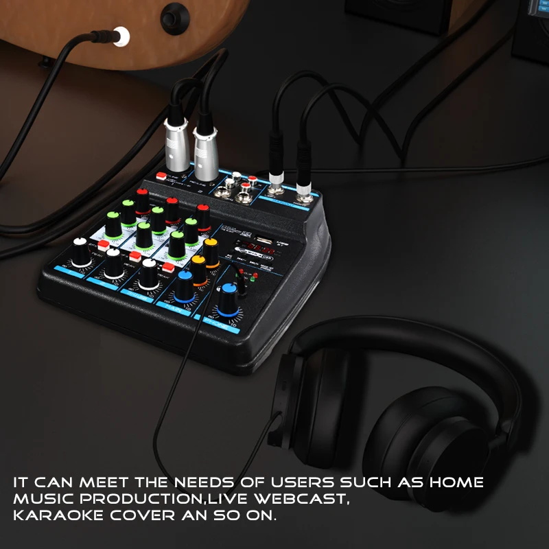 4-Kanal Mini USB Audio-Mischpu – Audio Mixer 4 Channel Bewertung und Preis