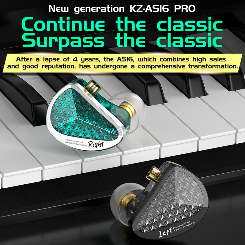 KZ AS16 PRO Wired Kopfhörer 8B – Audio Music Game Bewertung und Preis